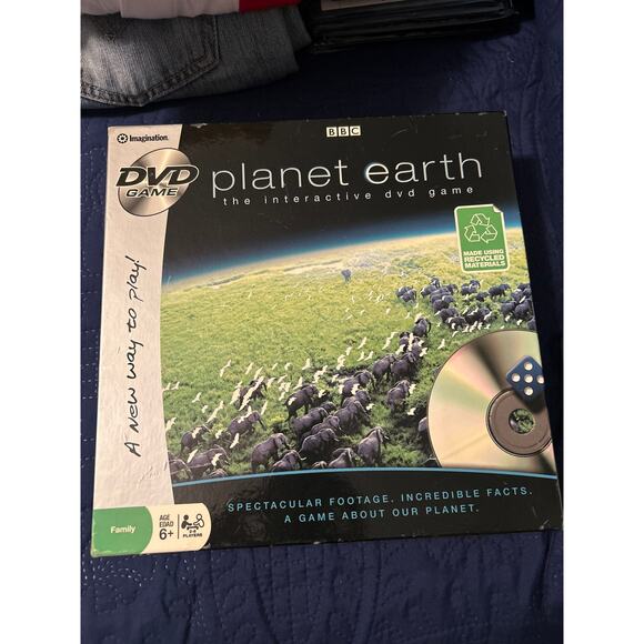 GUC Imagination BBC Planet Earth DVD Game Test Your Knowledge Interactive - Picture 1 of 6